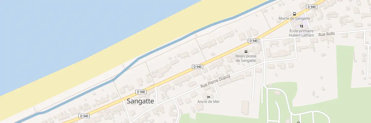 Plan du 1520 Route Départementale 940 à Sangatte