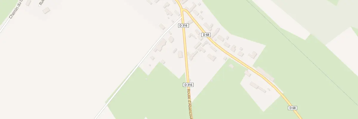 Plan du 4 Rte d’Abancourt à Quincampoix-Fleuzy