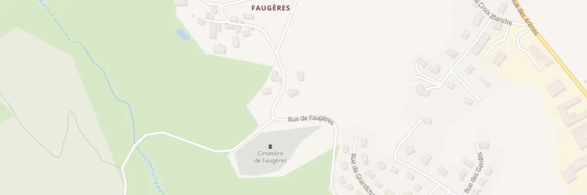 Plan du 6041 Rue de Faugères à Naves
