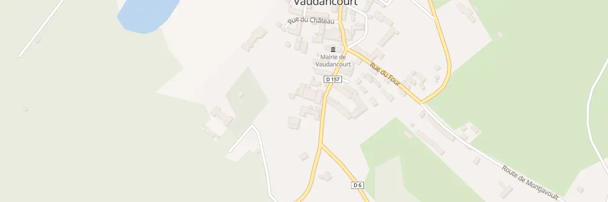 Plan du 6 Gr Grand Rue à Vaudancourt