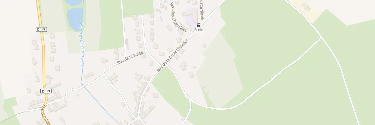 Plan du 20 Rue de la Croix Chevrier à Genainville