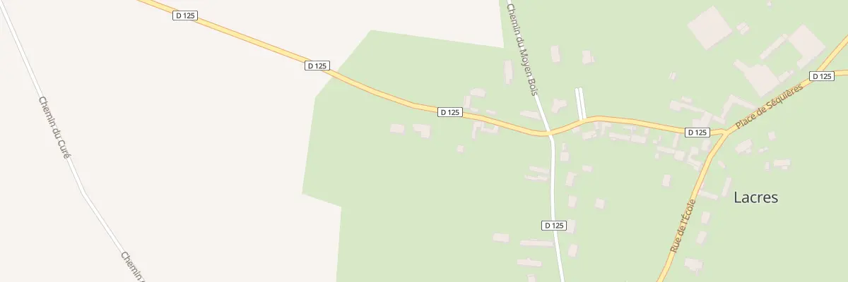 Plan du 305 Rue de Sequieres à Lacres