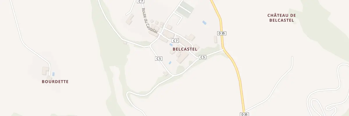 Plan du 5013 Belcastel à Belcastel