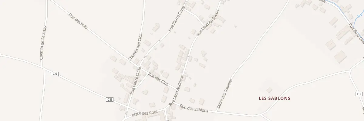 Plan du 3 Rue Leon Andrieux à Fontenay-Saint-Père