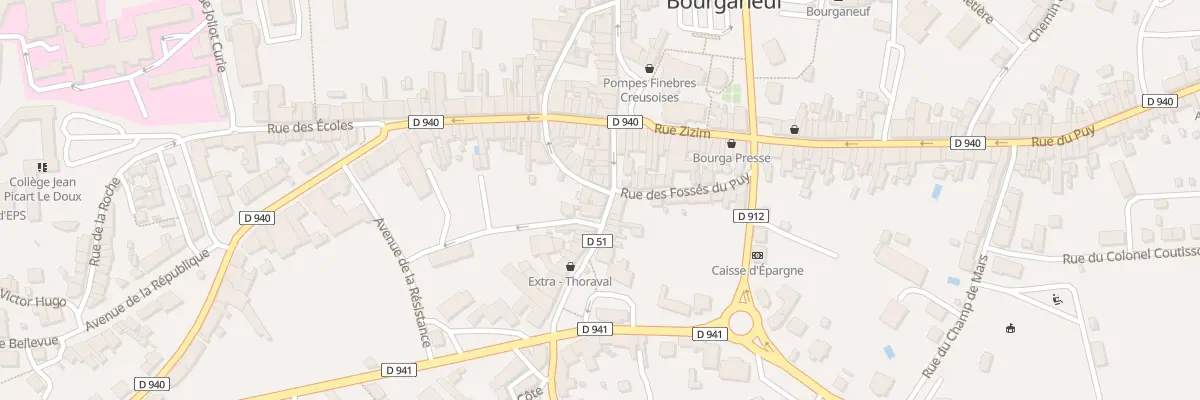Plan du 2 Rue de l’Arrier à Bourganeuf