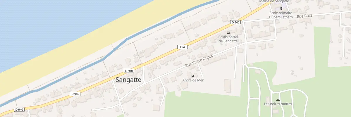 Plan du 1535 Route Départementale 940 à Sangatte