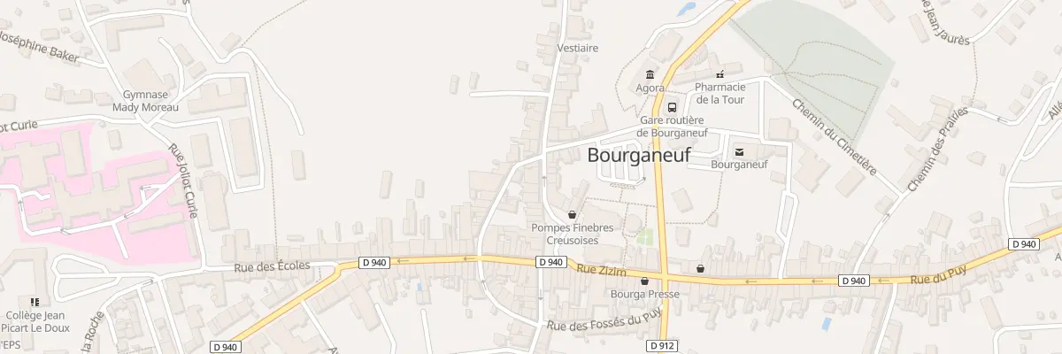 Plan du 5 Rue du Billadour à Bourganeuf
