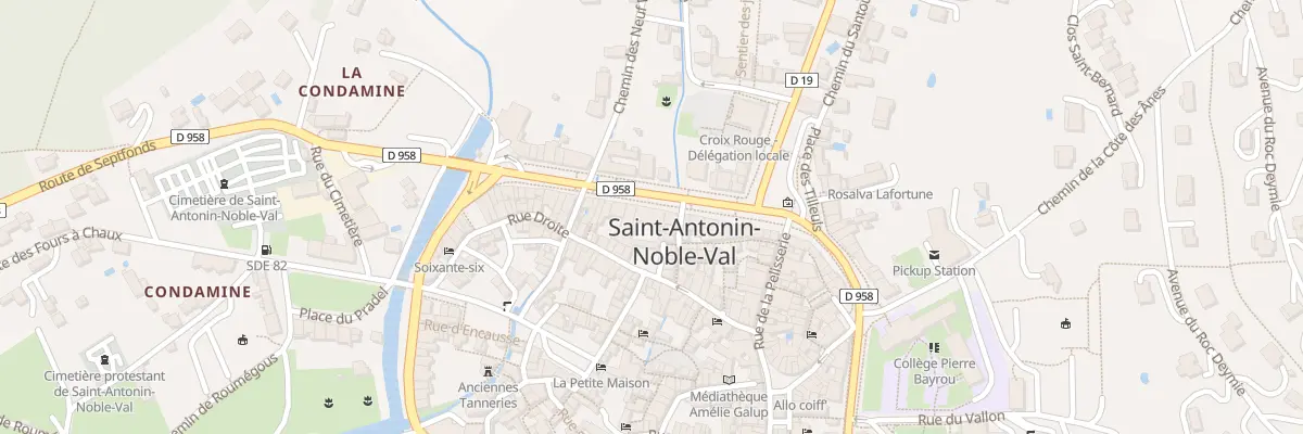 Plan du 32 Av du Doc Paul Benet à Saint-Antonin-Noble-Val