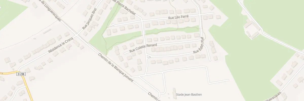 Plan du 98 Rue Colette Renard à Samer