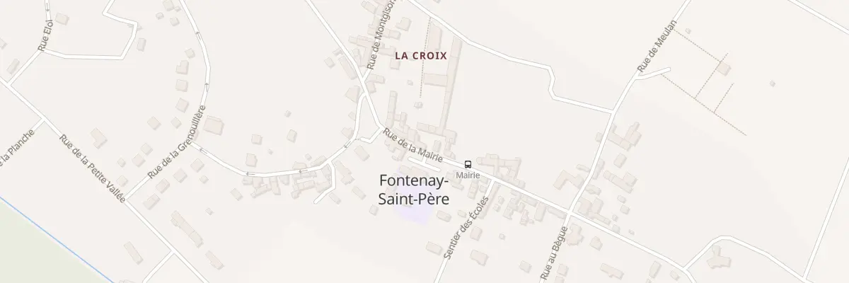 Plan du 9 Rue de la Mairie à Fontenay-Saint-Père