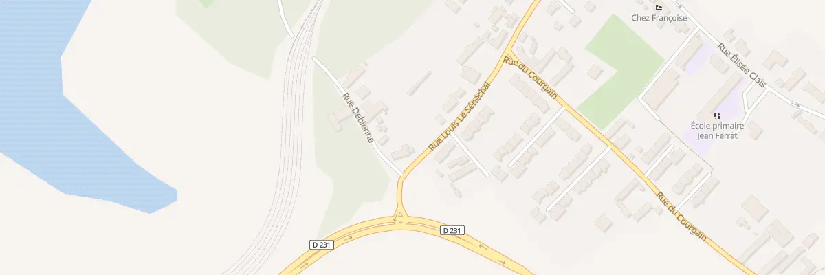 Plan du 1 Rue Louis le Sénéchal à Ferques