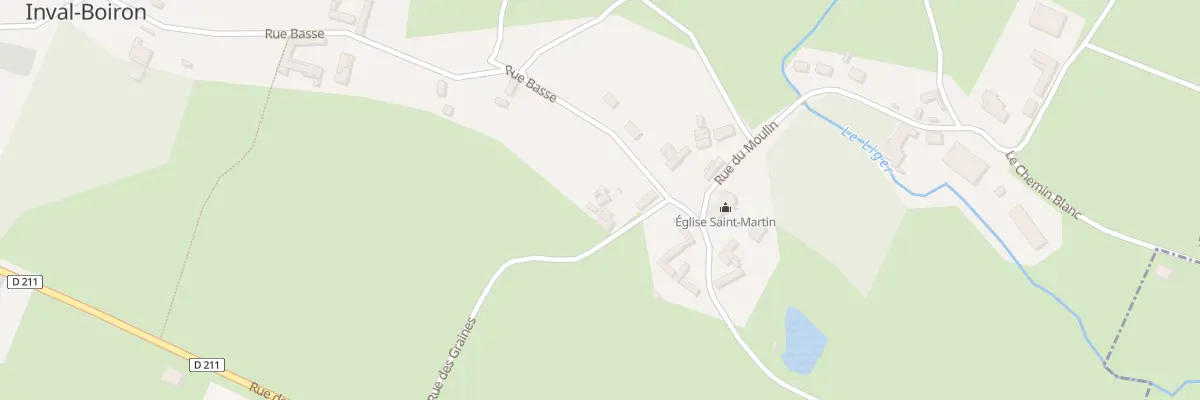 Plan du 5015 Inval à Inval-Boiron