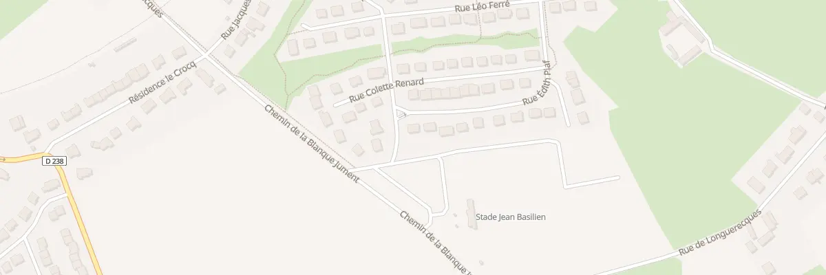 Plan du 22 Rue Edith Piaf à Samer