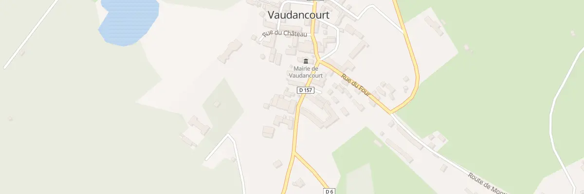 Plan du 4 Gr Grand Rue à Vaudancourt
