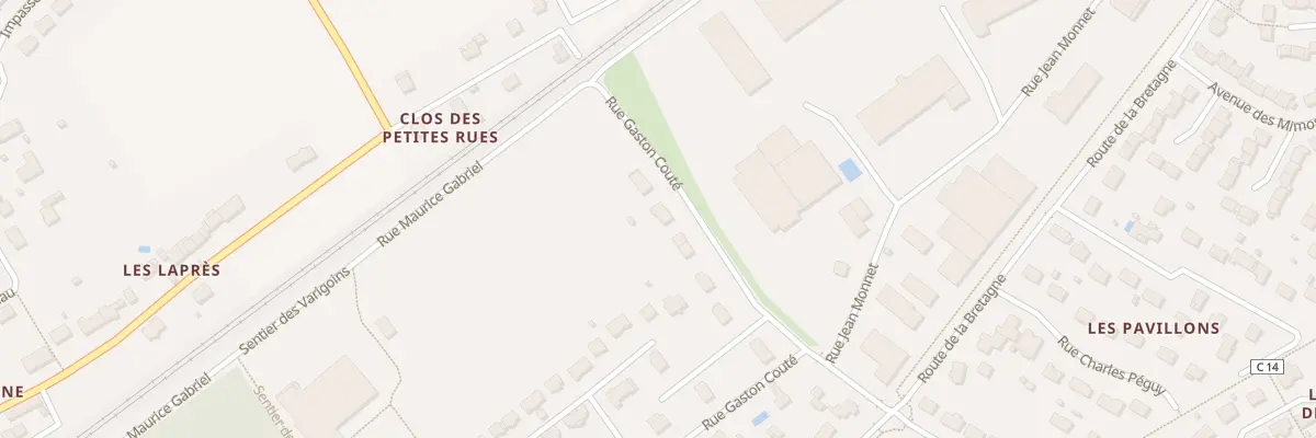 Plan du 33 Rue Gaston Couté à Saint-Ay
