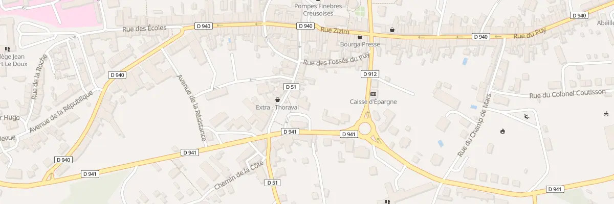 Plan du 3 Pl de l’Arrier à Bourganeuf