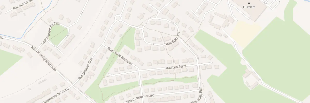 Plan du 606 Rue Edith Piaf à Samer