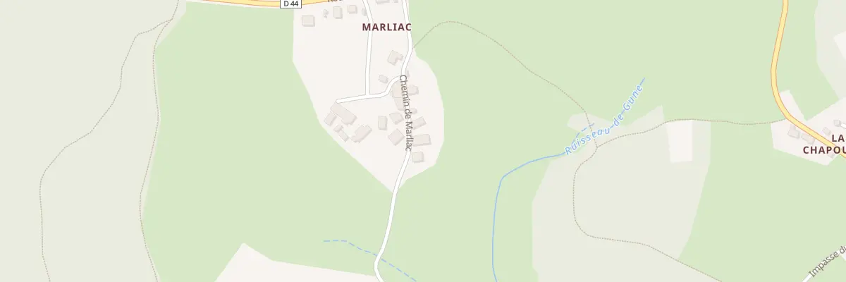 Plan du 5025 Marliac Sud à Saint-Salvadour