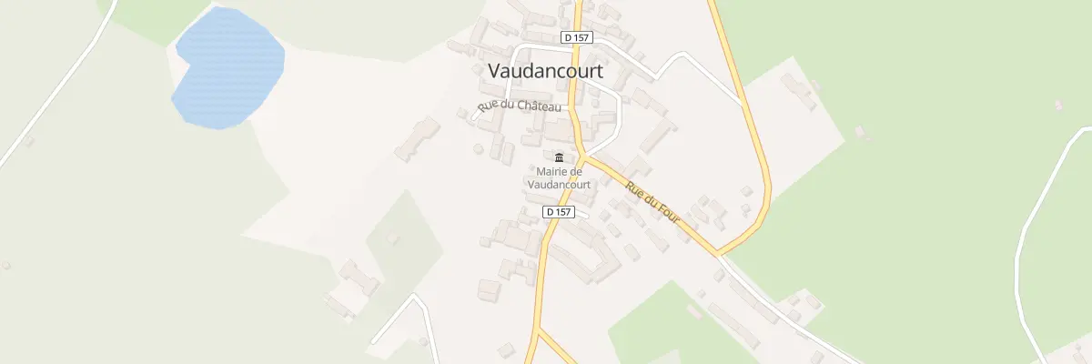 Plan du 4 Le Village à Vaudancourt