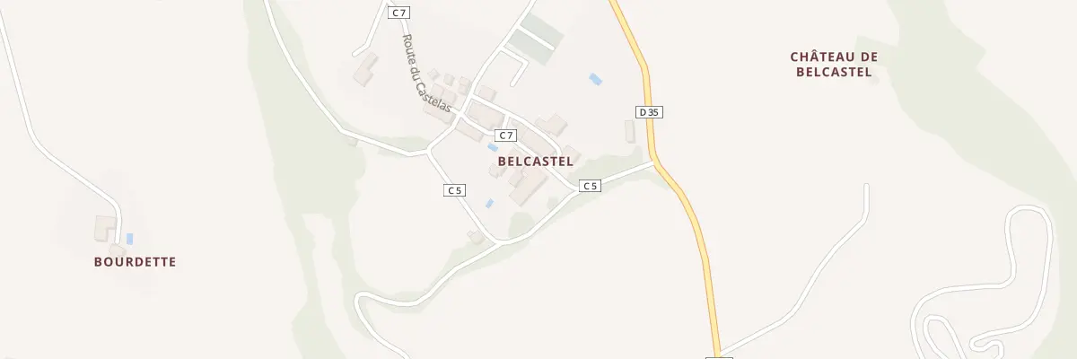 Plan du 5011 Belcastel à Belcastel