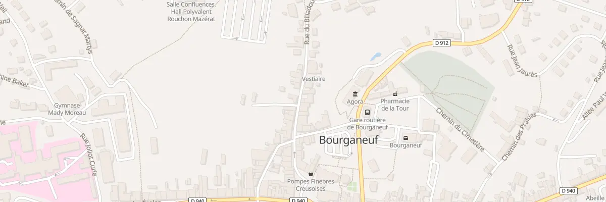 Plan du 22 Rue du Billadour à Bourganeuf