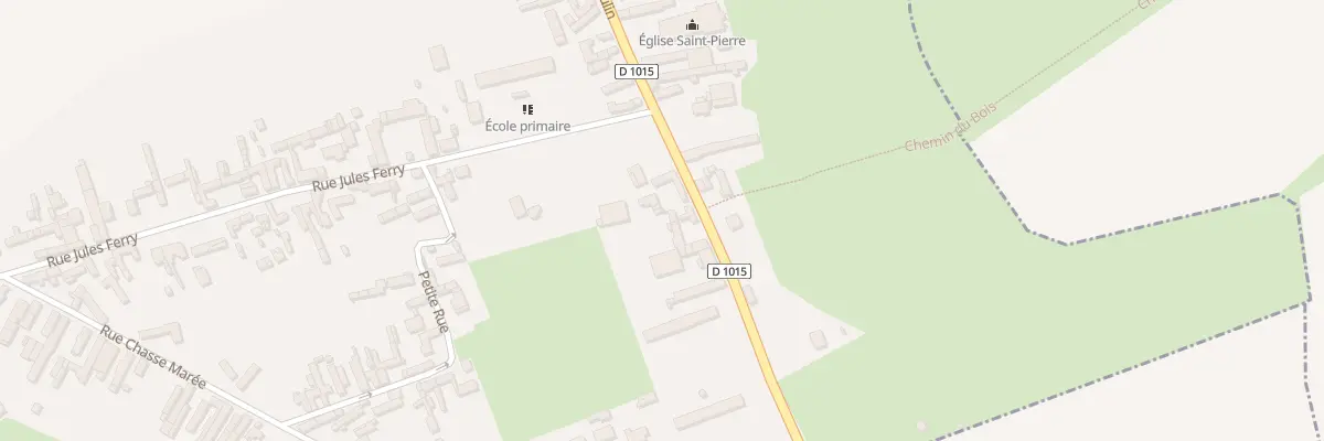 Plan du 18 Rue Jean Moulin à Neuville-Coppegueule