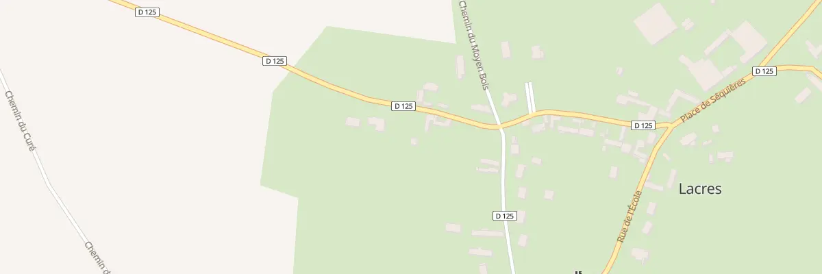 Plan du 277 Rue de Sequieres à Lacres