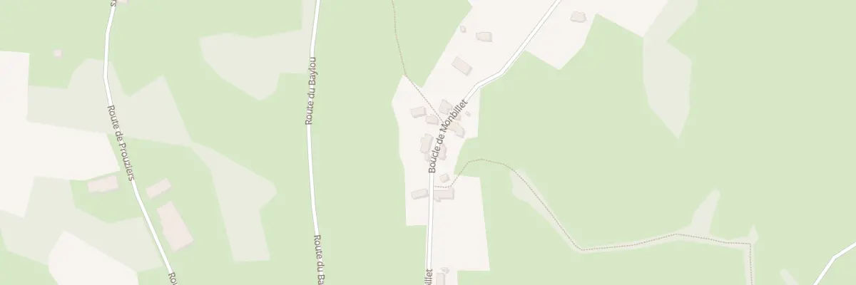 Plan du 5263F Monbillet à Thégra