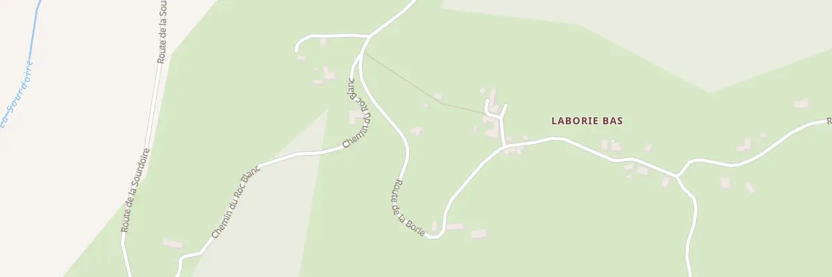 Plan du 5087 Laborie Bas à Curemonte