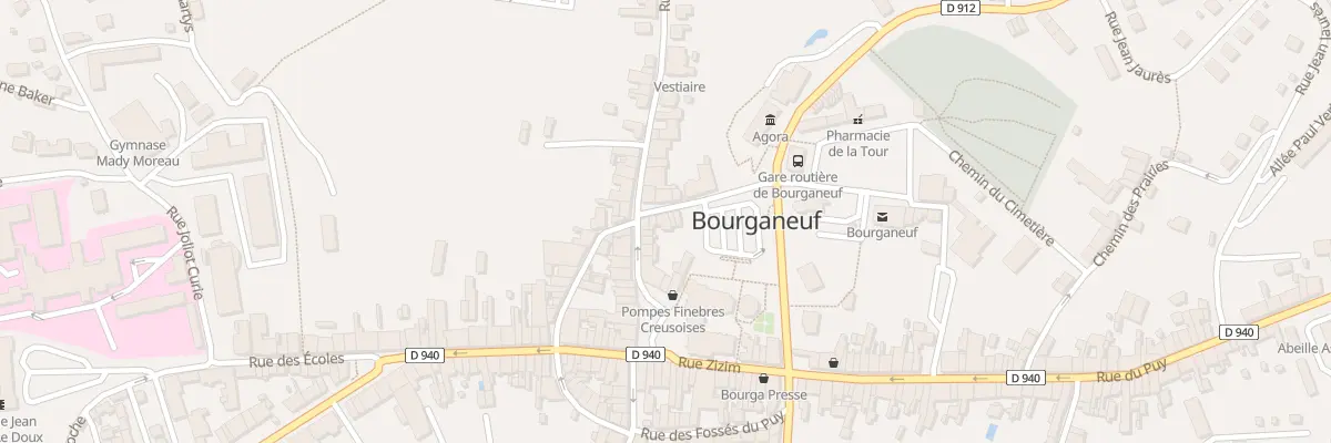 Plan du 1 Rue de l’Étang à Bourganeuf