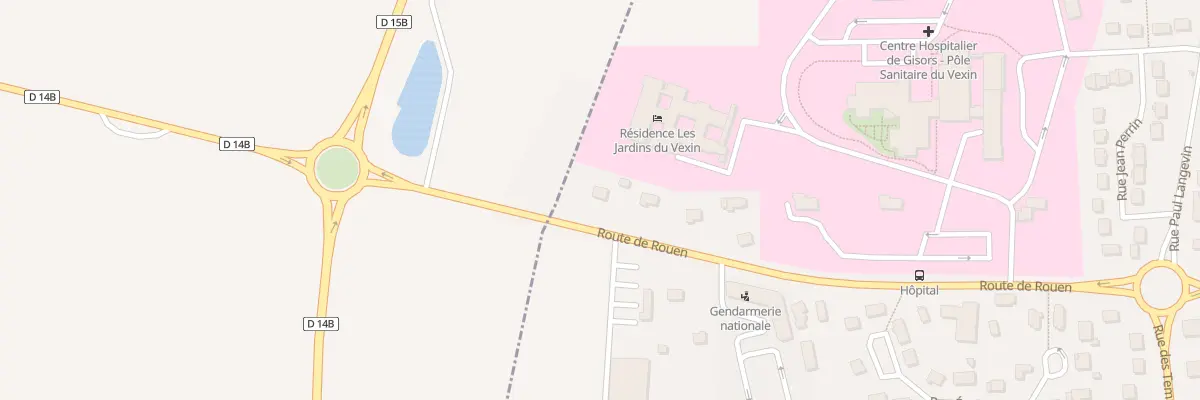 Plan du 36 Rte de Rouen à Gisors