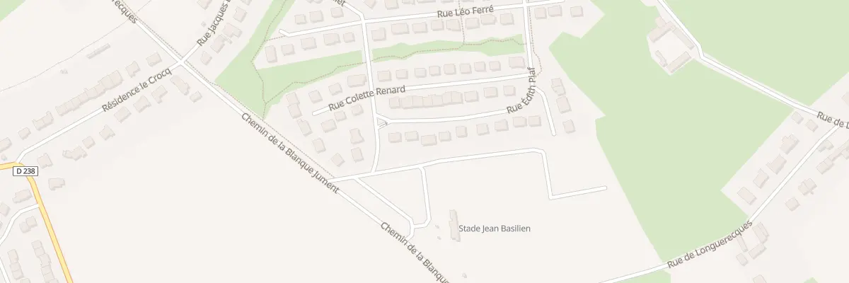 Plan du 50 Rue Edith Piaf à Samer