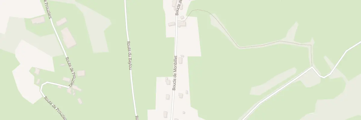 Plan du 5404F Monbillet à Thégra