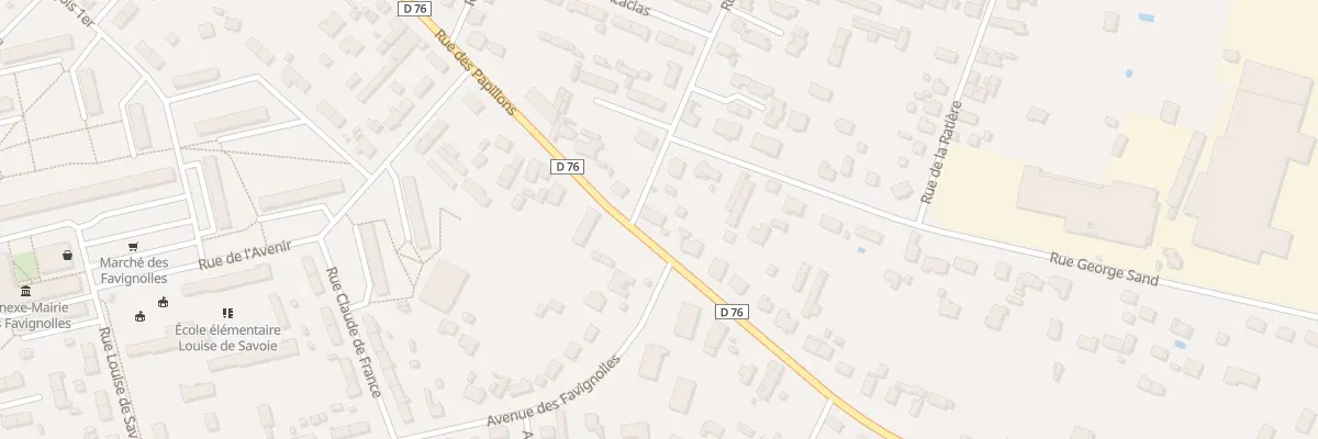 Plan du 66 Rue des Papillons à Romorantin-Lanthenay
