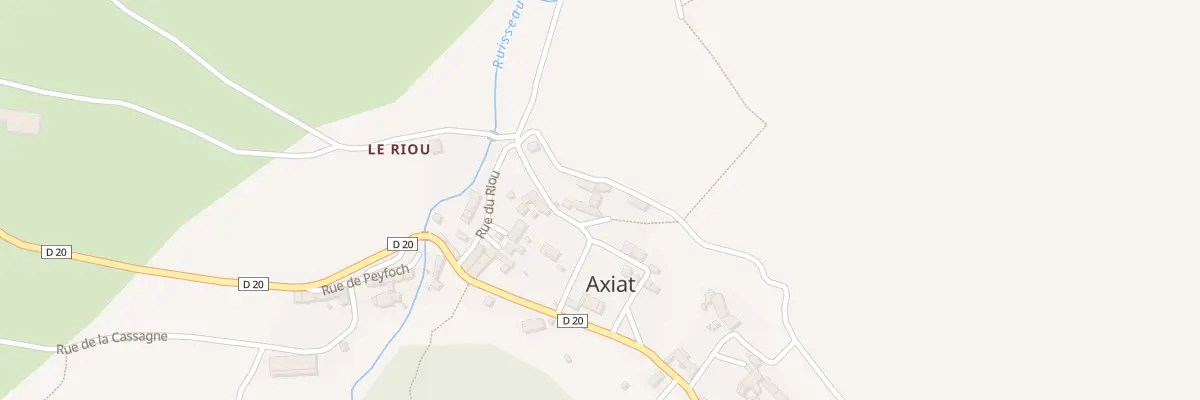 Plan du 17 Le Village à Axiat
