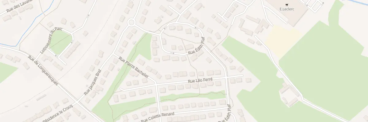 Plan du 626 Rue Edith Piaf à Samer