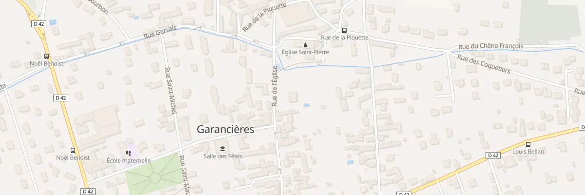Plan du 42 Rue de l’Eglise à Garancières