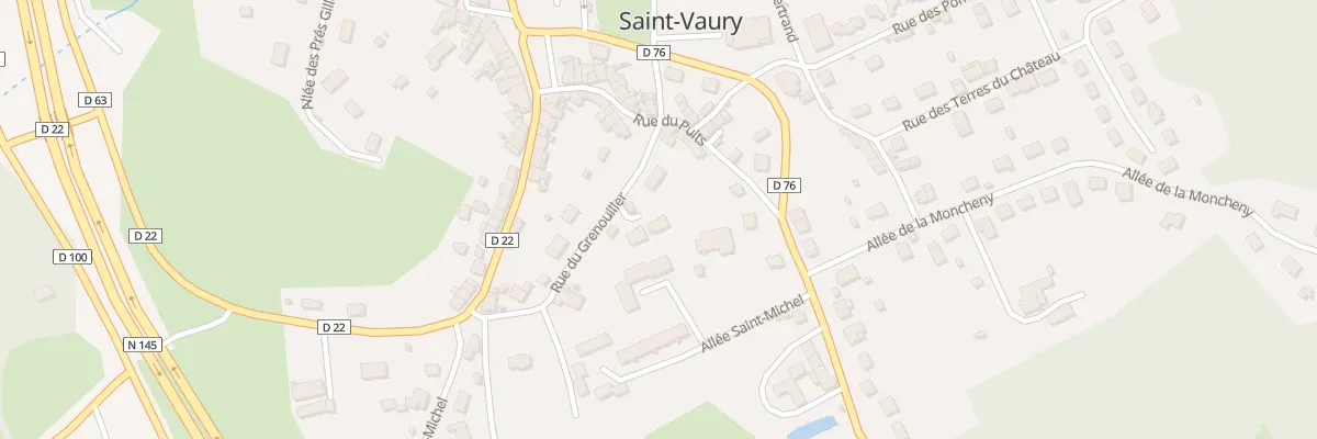 Plan du 3 Rue du Grenouiller à Saint-Vaury