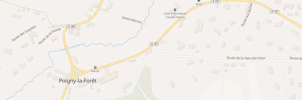 Plan du 6 Rte de Rambouillet à Poigny-la-Forêt