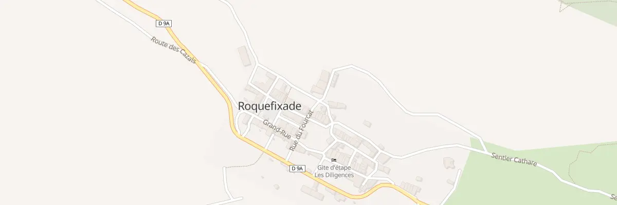 Plan du 58 Roquefixade à Roquefixade