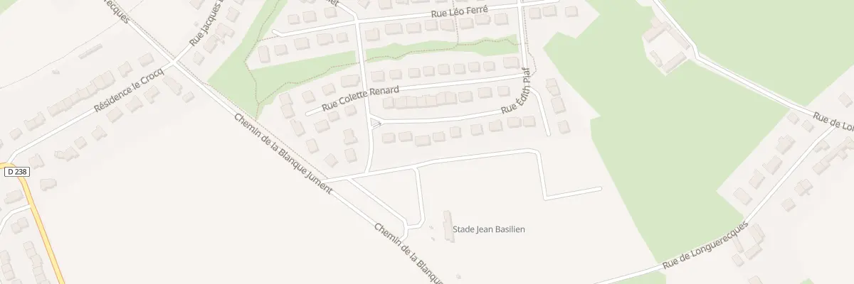 Plan du 58 Rue Edith Piaf à Samer