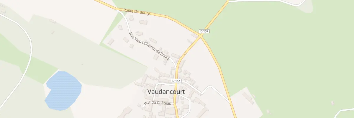 Plan du 2 Rue Vieux Chemin de Boury à Vaudancourt