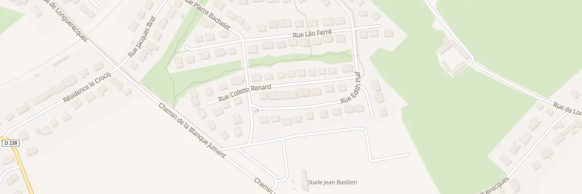 Plan du 132 Rue Colette Renard à Samer