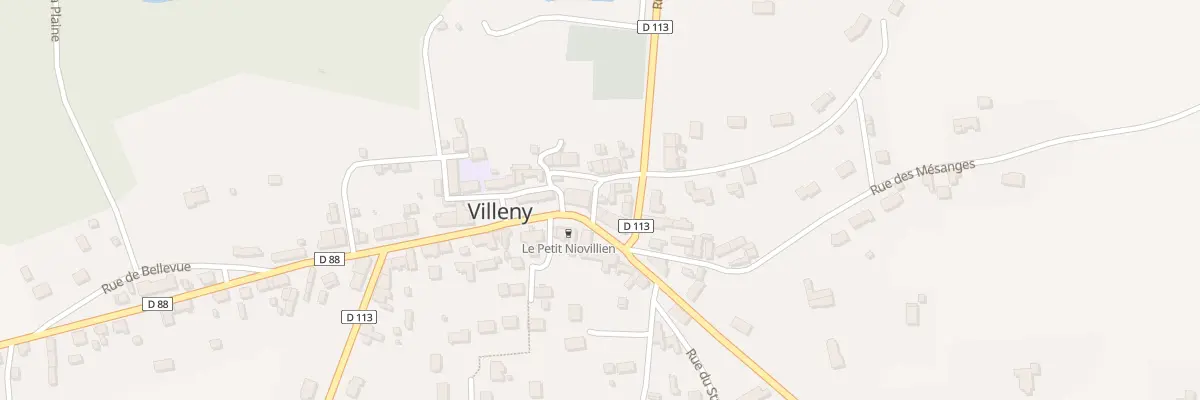 Plan du 7 Gr Grande Rue à Villeny