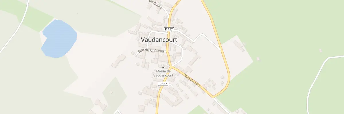 Plan du 2 Rue La Vieille Cote à Vaudancourt