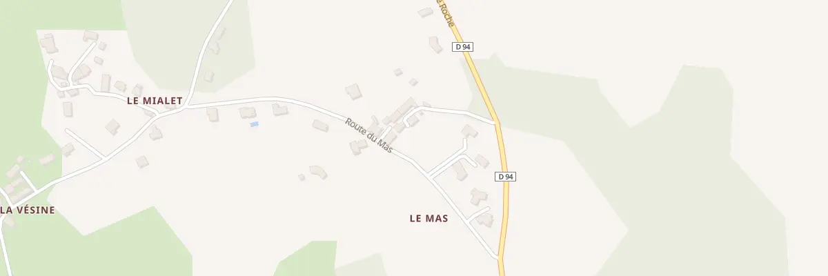 Plan du 745 Rte de Puy de Roche à Sainte-Fortunade