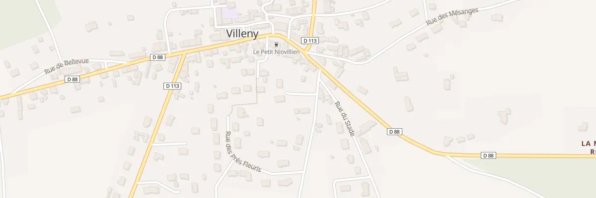 Plan du 9 Rue Courte à Villeny
