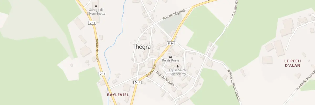 Plan du 5114F Rue des Artisans à Thégra