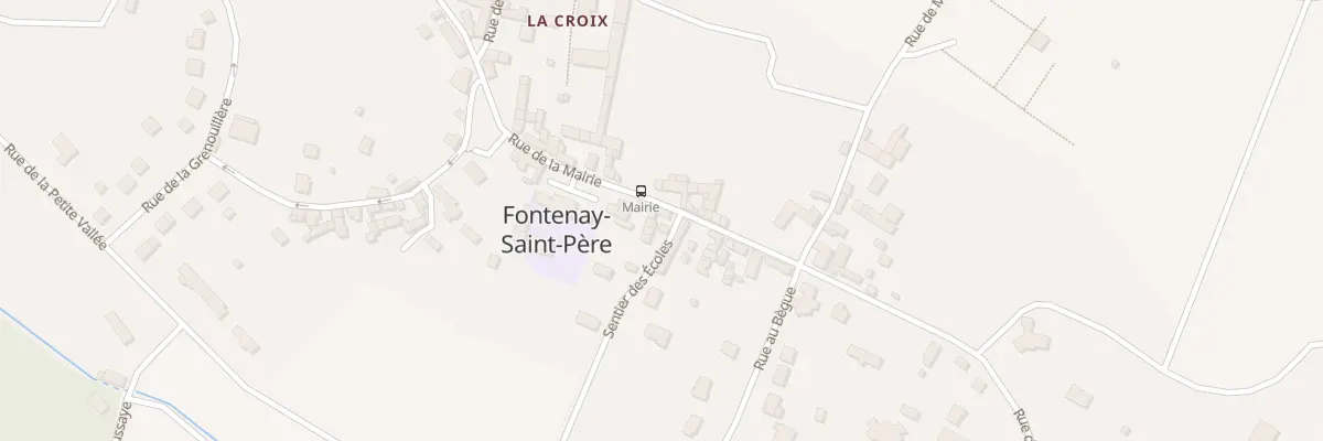 Plan du 2 Rue de la Mairie à Fontenay-Saint-Père