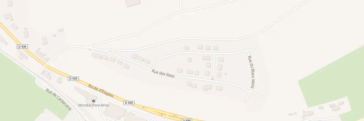 Plan du 9 Rue de la Bouteille Noire à Attin